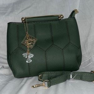 Cute dark green bag